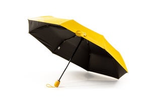 Kompakts dzeltens saliekams lietussargs cena un informācija | Lietussargi sievietēm | 220.lv