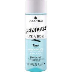 Acu kosmētikas noņemšanas līdzeklis Essence Remove Like a Boss Waterproof, 100 ml cena un informācija | Sejas ādas kopšana | 220.lv