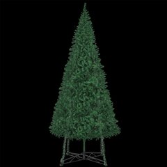 vidaXL mākslīgā Ziemassvētku egle ar statīvu, 500 cm, zaļa цена и информация | Искусственные елки | 220.lv