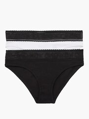 Детские трусы CALVIN KLEIN Bikini-Lace Black 520882683, 2 шт. цена и информация | Нижнее белье для девочек | 220.lv