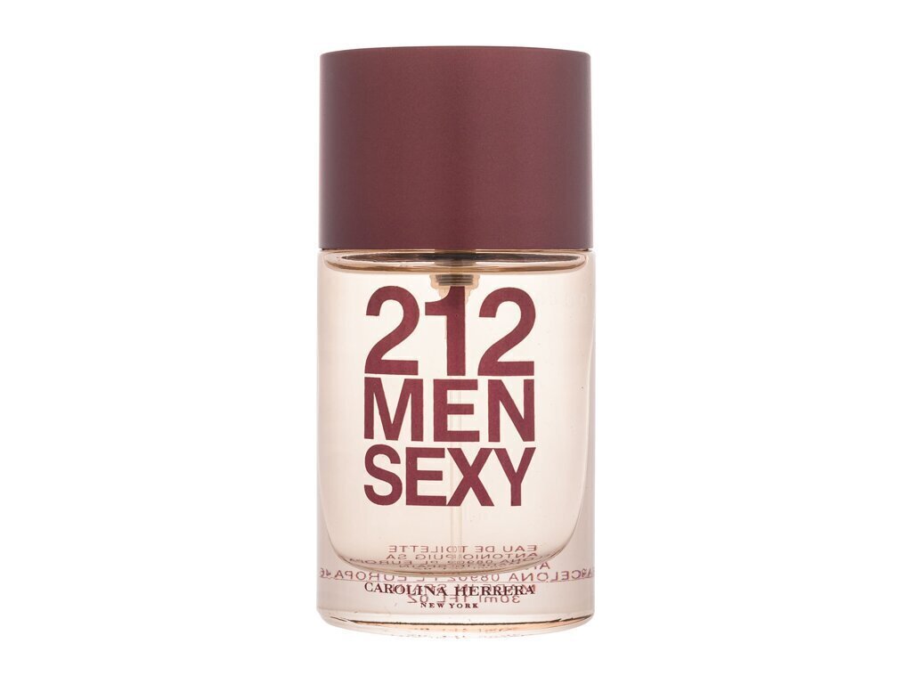 Tualetes ūdens vīriešiem Carolina Herrera 212 Sexy Men EDT, 30 ml cena un informācija | Vīriešu smaržas | 220.lv