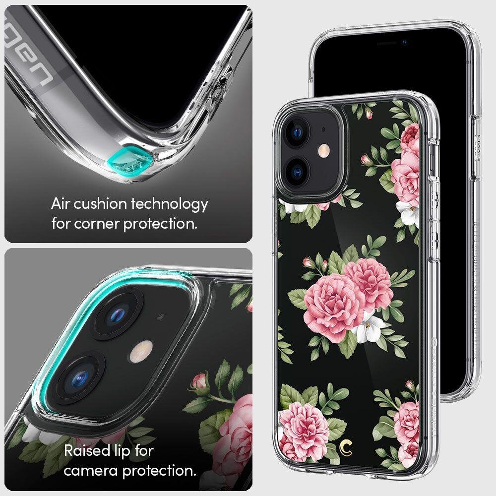 Spigen Cyrill Cecile iPhone 12 mini pink floral cena un informācija | Telefonu vāciņi, maciņi | 220.lv