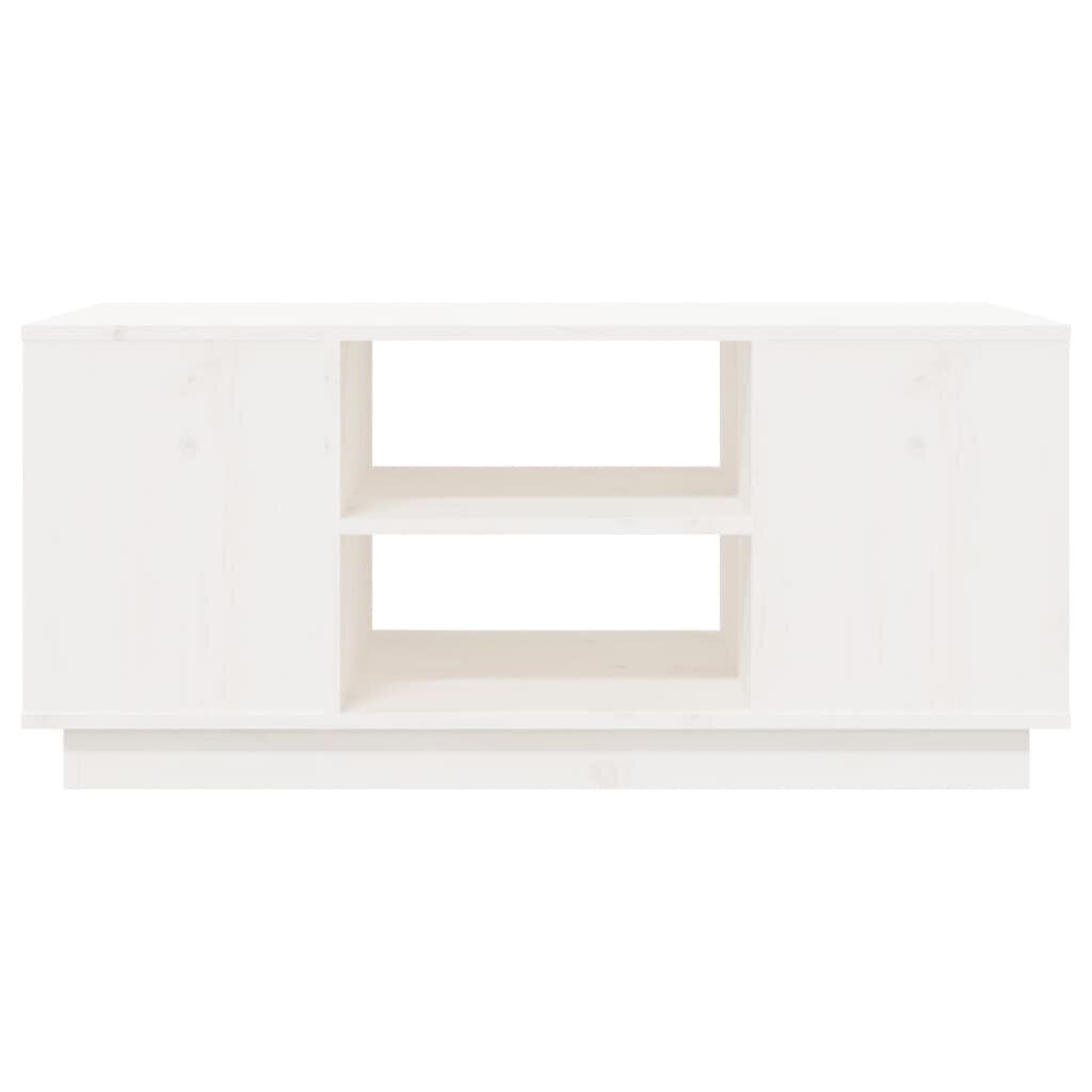 Kafijas galdiņš, 90x49x40,5 cm, balts цена и информация | Žurnālgaldiņi | 220.lv