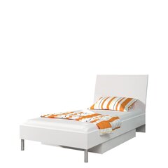 Jauniešu gulta Paradise PD1, balta, glancēta cena un informācija | Gultas | 220.lv