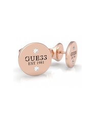 Элегантные бронзовые серьги-гвоздики с прозрачными кристаллами Guess Swarovski UBE79050 sGU1459 цена и информация | Серьги | 220.lv