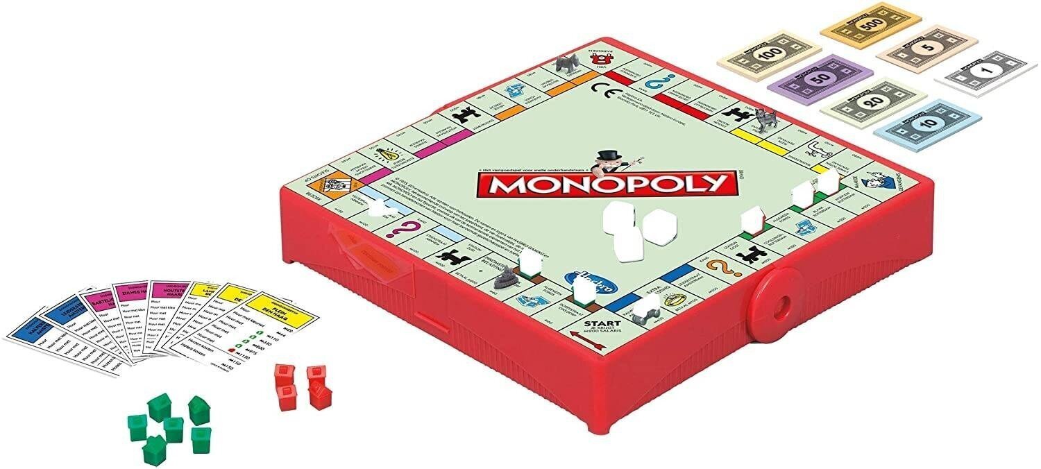 Galda spēle Hasbro Monopoly Grab N Go B1002 cena un informācija | Galda spēles | 220.lv