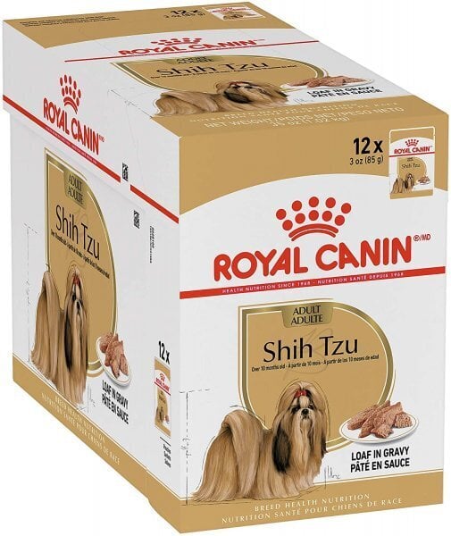 Royal Canin Shih Tzu mitrā barība, 12x85g cena un informācija | Konservi suņiem | 220.lv