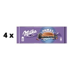 Šokolāde MILKA Oreo, 300 g x 4 gab. iepakojums cena un informācija | Saldumi | 220.lv