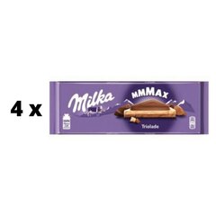 Šokolādes MILKA Triolade, 280g x 4 gab. iepakojums цена и информация | Сладости | 220.lv