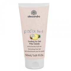 Pēdu dzesēšanas želeja ALESSANDRO Pedix, Ice Pina Colada, 50 ml цена и информация | Кремы, лосьоны для тела | 220.lv