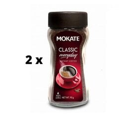 Šķīstošā kafija MOKATE Everyday Classic, 90g x 2 gab. iepakojums цена и информация | Кофе, какао | 220.lv