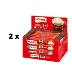 Кофейный напиток MOKATE 3in1 Classic, в коробке, 24 х 17г х 2 шт. упаковка цена и информация | Кофе, какао | 220.lv
