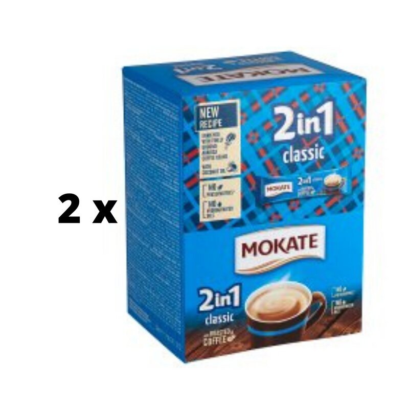 Kafijas dzēriens MOKATE 2in1 Classic, 24 x 14g x 2 gab. iepakojums cena un informācija | Kafija, kakao | 220.lv
