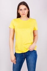 Женская футболка YoClub PK-027, жёлтая цена и информация | Женские футболки | 220.lv