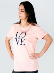 Sieviešu T-krekls YoClub PK-089 Love (Oranža) цена и информация | Женские футболки | 220.lv