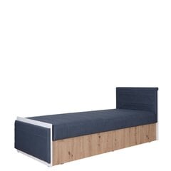 Кровать MONAKO MN06-biały / dąb artisan + Avellino 101 цена и информация | Кровати | 220.lv