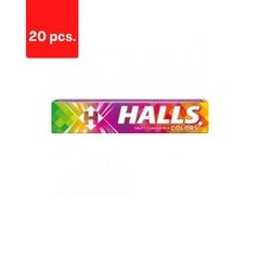 Леденцы HALLS Colors, фруктовый вкус, 33,5 г x 20 шт. цена и информация | Сладости | 220.lv