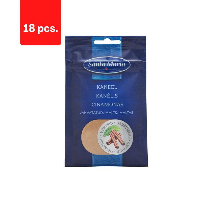 Malts kanēlis SANTA MARIA, 22 g x 18 gab. цена и информация | Garšvielas, garšvielu komplekti | 220.lv