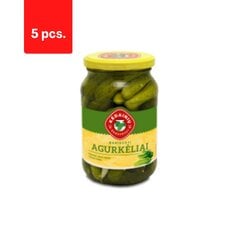 Marinēti kornišoni KÄDAINIU, 480 g / 250 g x 5 gab. cena un informācija | Konservēti produkti | 220.lv