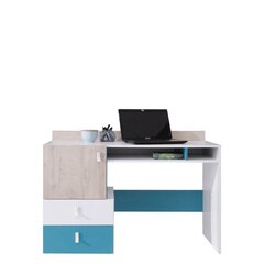 Rakstāmgalds LEGIMI LG09, balts/ zils/ brūns cena un informācija | Datorgaldi, rakstāmgaldi, biroja galdi | 220.lv
