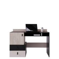 Стол письменный LEGIMI LG09-czarny / dąb + beż цена и информация | Компьютерные, письменные столы | 220.lv