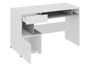 Rakstāmgalds PARDWA PR10-biały / biały + betons cena un informācija | Datorgaldi, rakstāmgaldi, biroja galdi | 220.lv