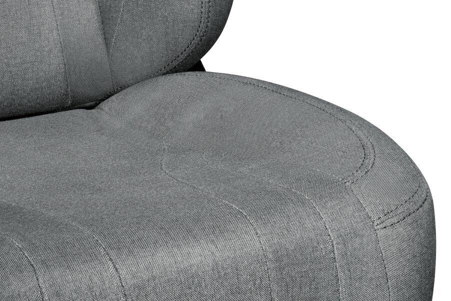 Datora krēsls Yumisu 2049 Cloud Black, datorspēļu spēlētājiem, auduma apdare, gaiši pelēks ar melnu apdari cena un informācija | Biroja krēsli | 220.lv