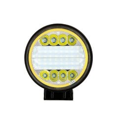 Darba lampa 4" 38xSMD3030 + Halo - Round 38W 10-30V Spot M-TECH cena un informācija | Lukturi | 220.lv