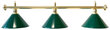 'Mūžzaļa' biljarda lampa, zaļa, 3 zvani, Ø 35 cm, 112 cm cena un informācija | Biljards | 220.lv