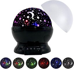 Вращающийся ночник проектор звезд - GOAPA цена и информация | Настольные светильники | 220.lv