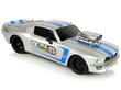 Lean toys R/C sporta automobilis 1:16 Silver Blue Stripes Pilot cena un informācija | Rotaļlietas zēniem | 220.lv