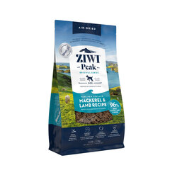 Ziwi Peak Air-Dried Mackerel & Lamb pilnvērtīga barība suņiem 2,5kg cena un informācija | Sausā barība suņiem | 220.lv