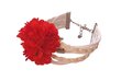 Romantiska rokassprādze ar ziediem / kāzu dekors / 100% roku darbs cena un informācija | Rokassprādzes | 220.lv