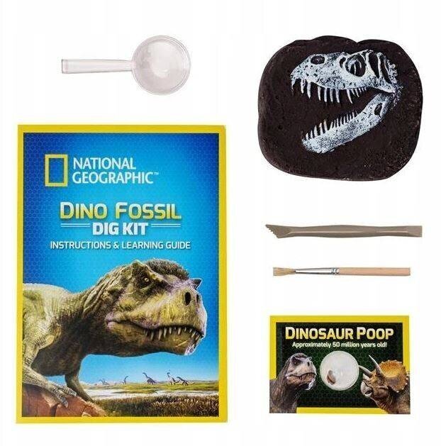 National Geographic dinozauru fosiliju rakšanas komplekts cena un informācija | Rotaļlietas zēniem | 220.lv