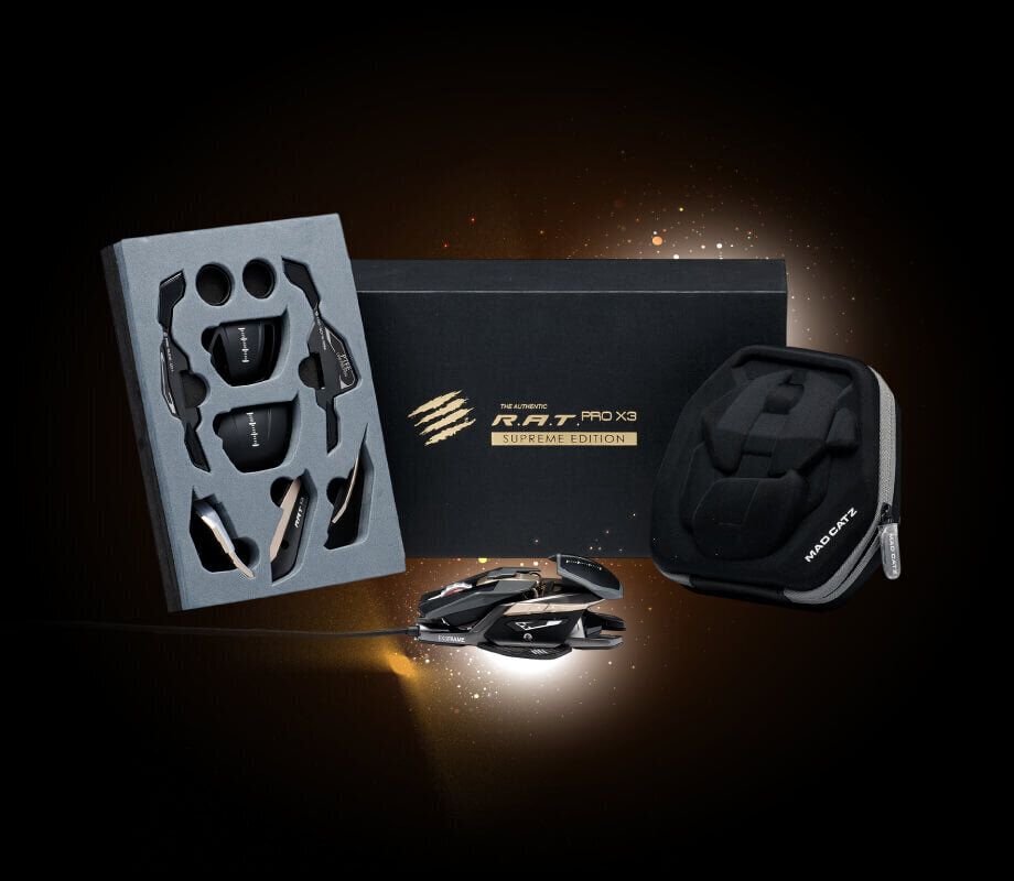 Mad Catz R.A.T Pro X3, melns cena un informācija | Peles | 220.lv