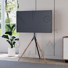 Напольная подставка для телевизора Alterzone Trio Lite Easel, черный и ореховый цена и информация | Кронштейны и крепления для телевизоров | 220.lv