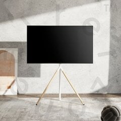 Напольная подставка для телевизора Alterzone Trio Lite Easel, черный и ореховый цена и информация | Кронштейны и крепления для телевизоров | 220.lv