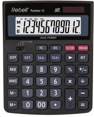 Kalkulators galda PANTHER12 REBELL cena un informācija | Kancelejas preces | 220.lv