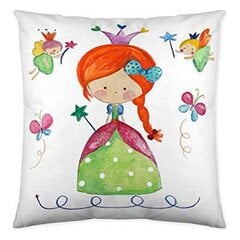 Чехол для подушки Icehome My Princess (60 x 60 cm) цена и информация | Декоративные подушки и наволочки | 220.lv