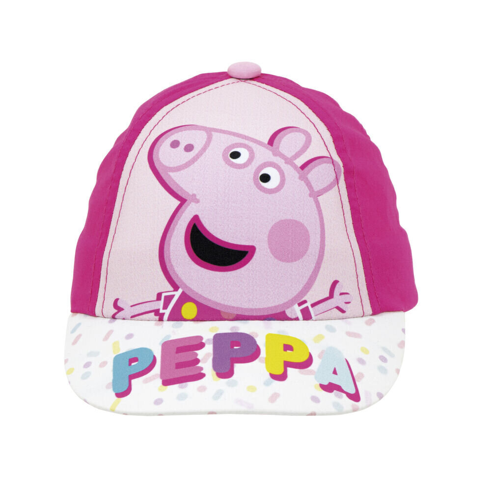 Cepure ar nagu meitenēm Peppa Pig Baby, rozā cena un informācija | Cepures, cimdi, šalles meitenēm | 220.lv