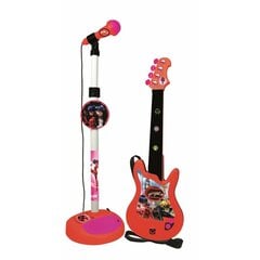 Muzikālās ģitāras un mikrofona komplekts Lady Bug, sarkans cena un informācija | Rotaļlietas meitenēm | 220.lv