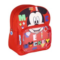 Школьный рюкзак Mickey Mouse, красный цена и информация | Mickey Mouse Аксессуары для велосипедов | 220.lv