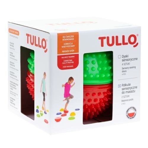 Bērnu akmentiņi Tullo 477, sarkani - zaļi, 2 gab cena un informācija | Rotaļlietas zīdaiņiem | 220.lv
