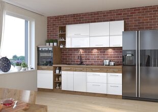 Virtuves mēbeles Mir-Woodline IV, balts цена и информация | Кухонные гарнитуры | 220.lv
