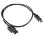 Lanberg Kabelis USB-C (M) -USB-A (M) 1,8 m melns BOX QC 3.0 cena un informācija | Savienotājkabeļi | 220.lv