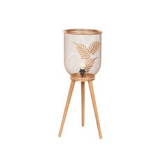 Настольная лампа DKD Home Decor, коричневая, 220В, 50Вт (32 x 32 x 90 см) цена и информация | Настольные лампы | 220.lv