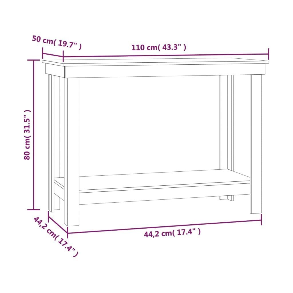 Priedes koka darba galds 110x50x80 cm. cena un informācija | Zāģi, ripzāģi | 220.lv