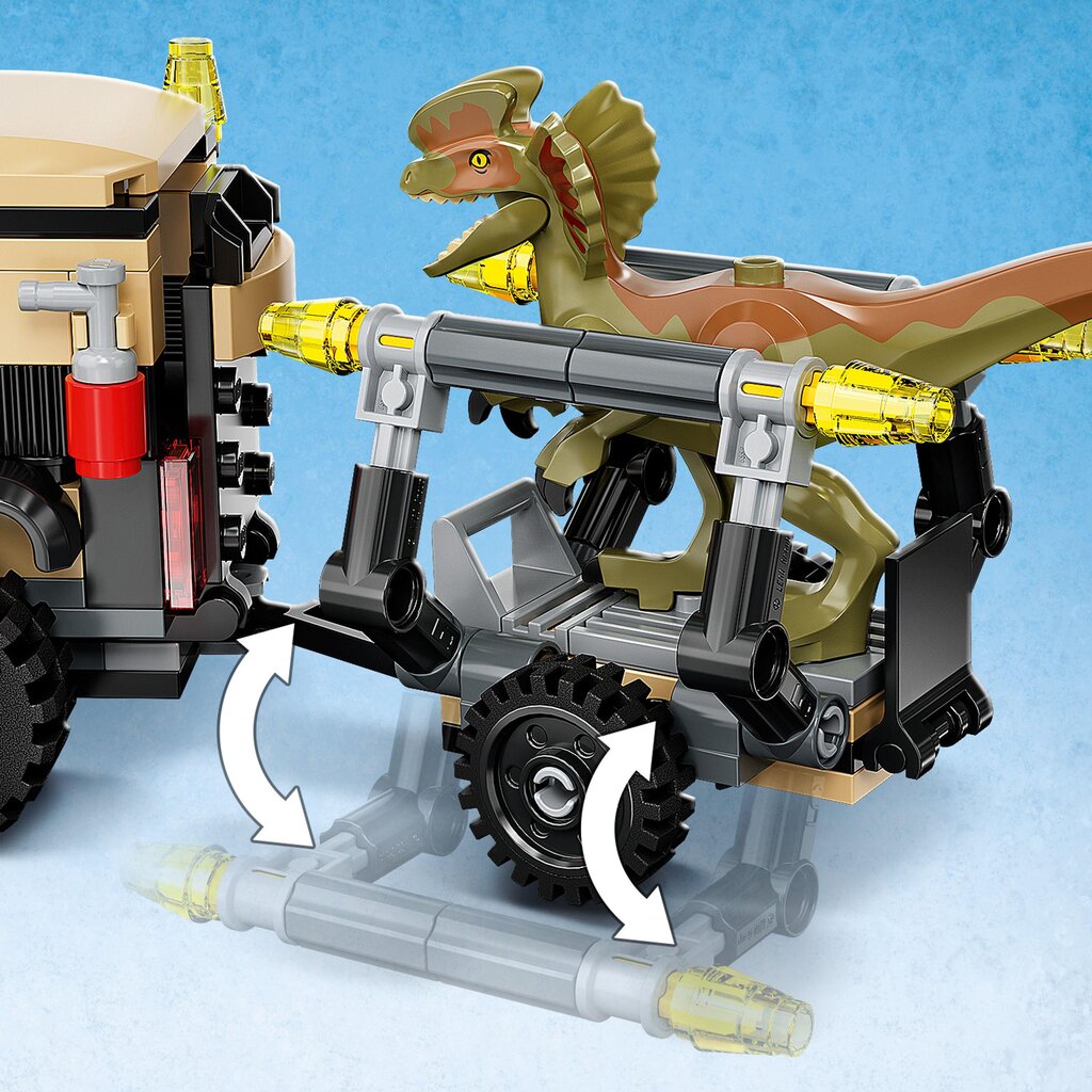 LEGO 76951 Jurassic World Pyroraptor & Dilophosaurus Transport цена и информация | Konstruktori | 220.lv