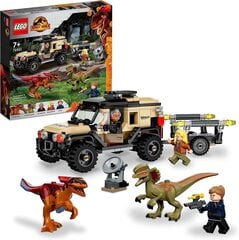 LEGO 76951 Jurassic World Pyroraptor & Dilophosaurus Transport цена и информация | Конструкторы и кубики | 220.lv