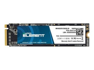 Mushkin Element, 256GB цена и информация | Внутренние жёсткие диски (HDD, SSD, Hybrid) | 220.lv